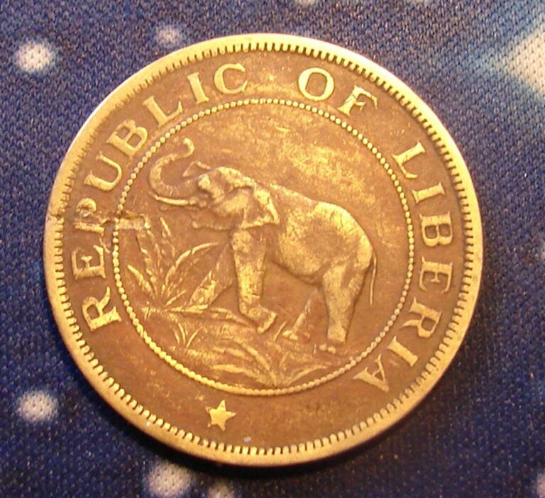 Read more about the article 1937 –Republic of Liberia— 2 Cents Coin—-Free Ship