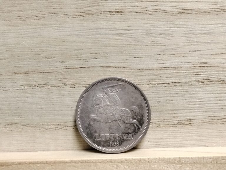 Read more about the article 1936 5 Litai Lithuania Silver Coin (Jonas Basanavičius)