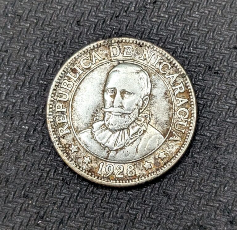 Read more about the article 1928 Nicaragua Silver 25 Centavos KM#14