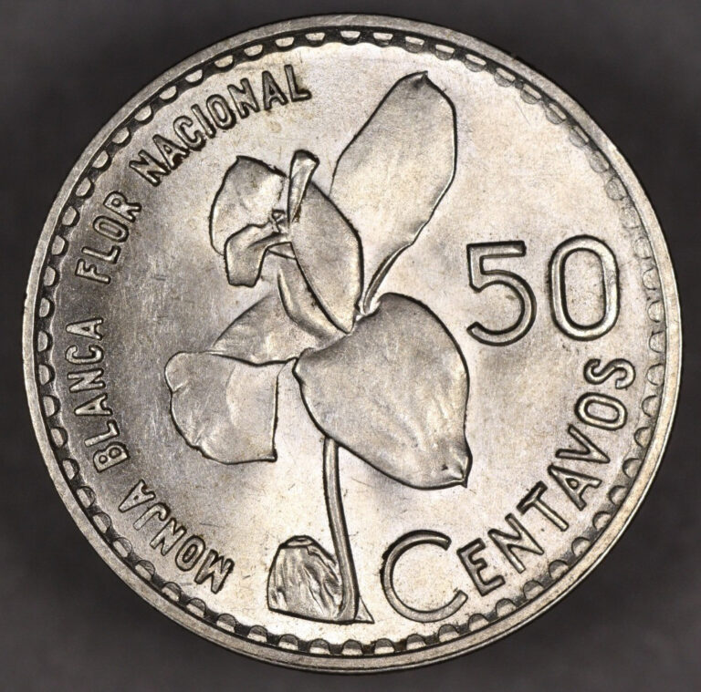 Read more about the article 1963 Guatemala Silver 50 Centavos Uncirculated