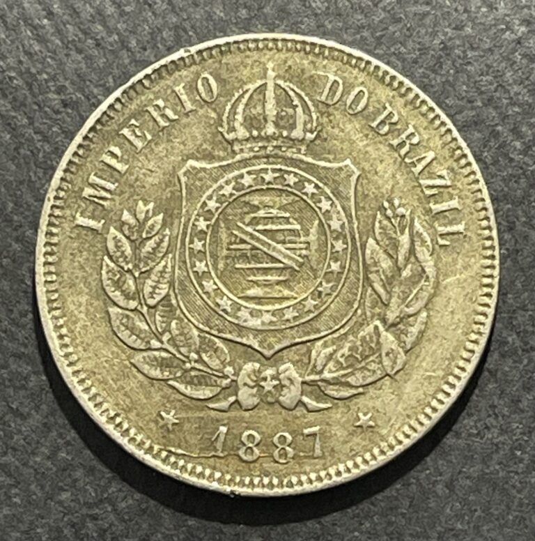 Read more about the article Brazil 1887 200 Reis Coin