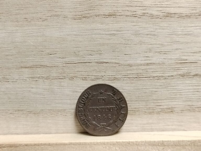 Read more about the article 1846 (AN 43) 1 Centime Haiti Copper Coin