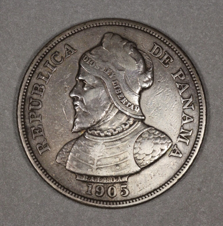 Read more about the article 1905 Panama Silver 50 Centesimos