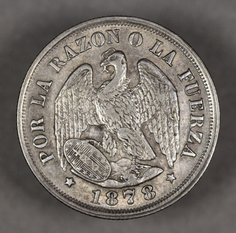 Read more about the article 1878 Chile Silver 20 Centavos