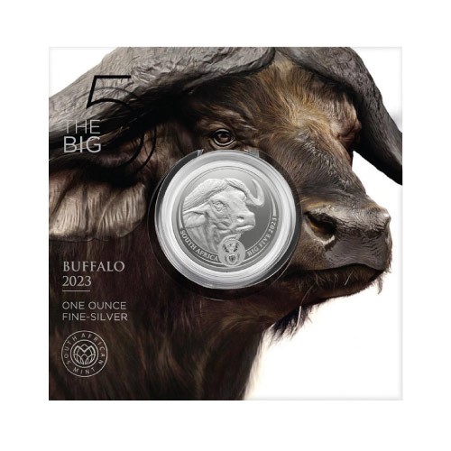 Read more about the article 2023 1 oz South Africa Big Five Buffalo Silver Coin (BU)
