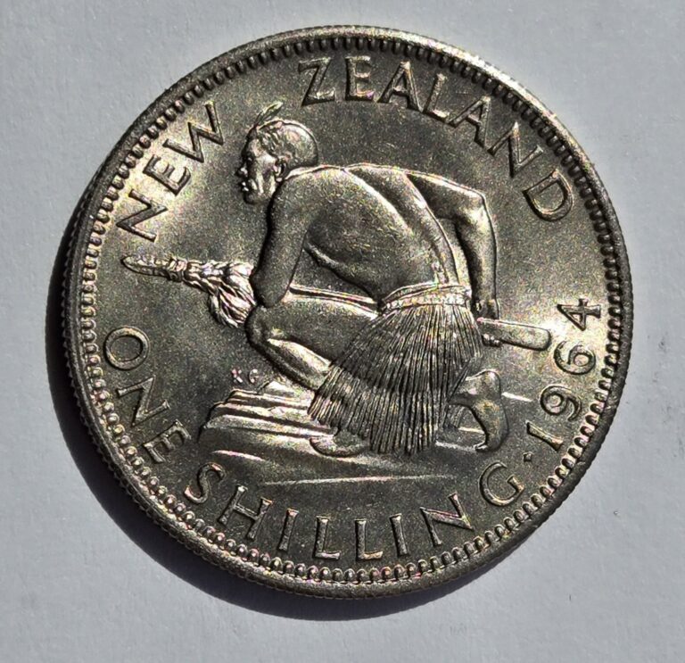 Read more about the article 1964 New Zealand 1 Shilling  Coin – “Beautiful Condition” – Free Shipping