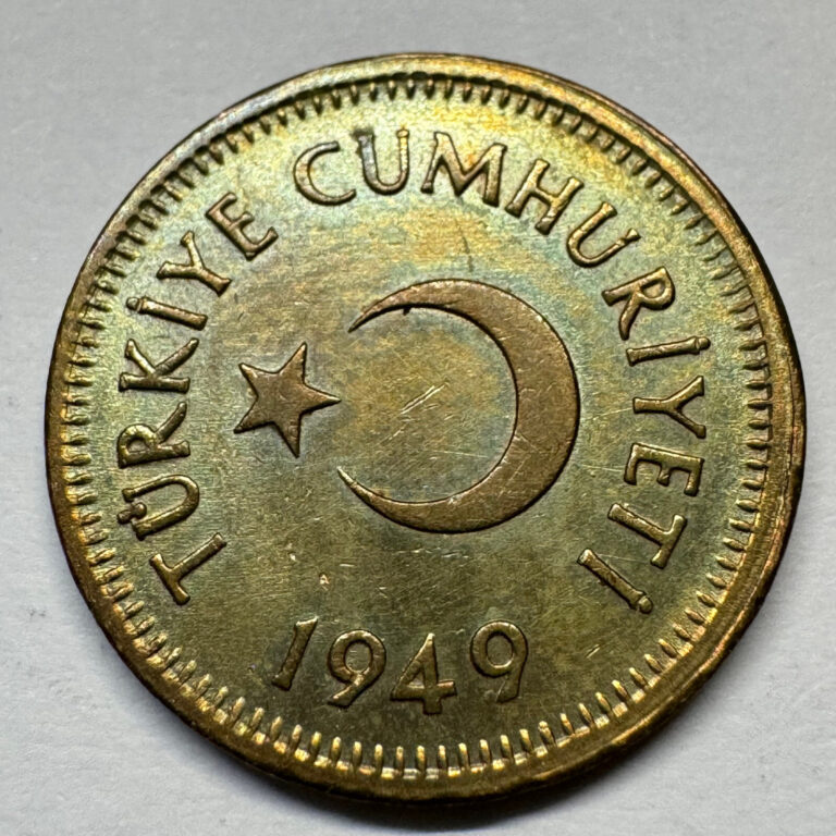 Read more about the article 1949 Turkey 10 Kurus – Coin #C-017