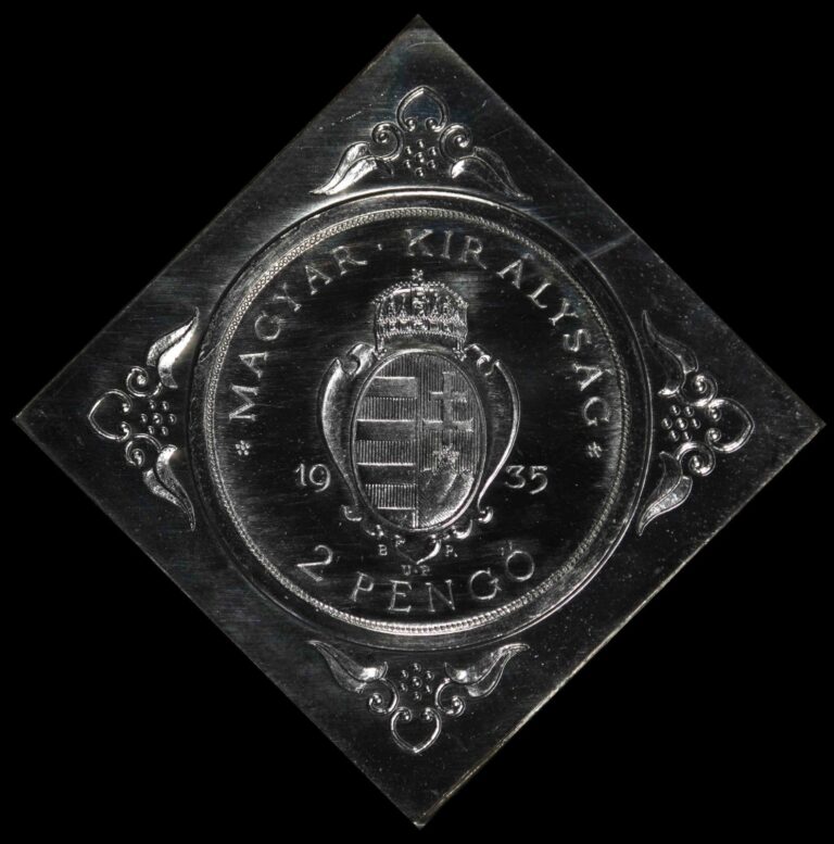 Read more about the article 1935 PROOF HUNGARY 2 PENGO FERENC RAK OCZI KLIPPE COIN NGC PROOF 66 X#PN11.2 .