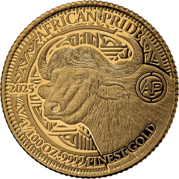 Read more about the article 2025 Congo African Buffalo .9999 Gold Proof Coin Fauna Big Five Wildlife WWF
