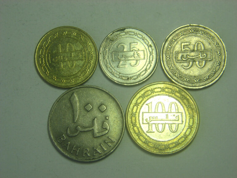 Read more about the article BAHRAIN 5 Coins Set 10  25  50 and 100 Fils 1960 – 2010