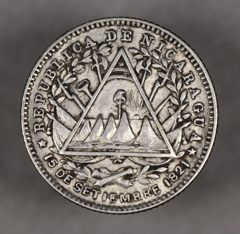 Read more about the article 1887 Nicaragua Silver 10 Centavos