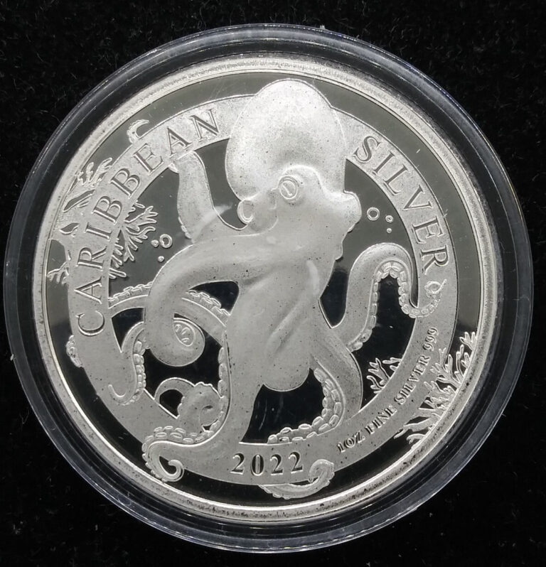 Read more about the article 2022 Barbados One Ounce .999 Caribbean Silver Dollar Proof