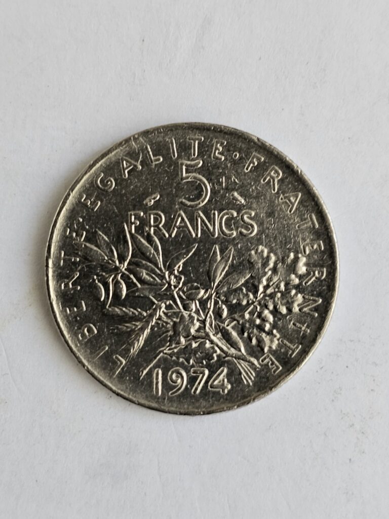 Read more about the article Coin  France  5 Francs  1974  Paris  Perfect Condition