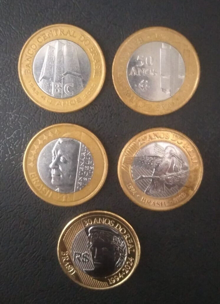 Read more about the article BRAZIL LOT OF COMMEMORATIVE COIN OF THE “REAL ECONOMIC PLAN”