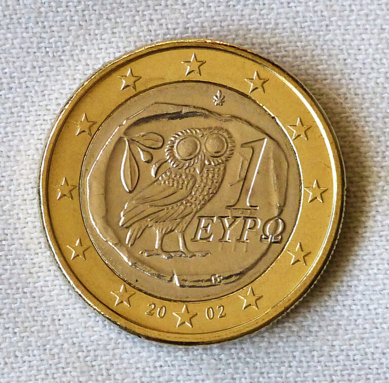 Read more about the article 2002 Greece 1 Euro Athenian Owl  BU Brilliant Uncirculated
