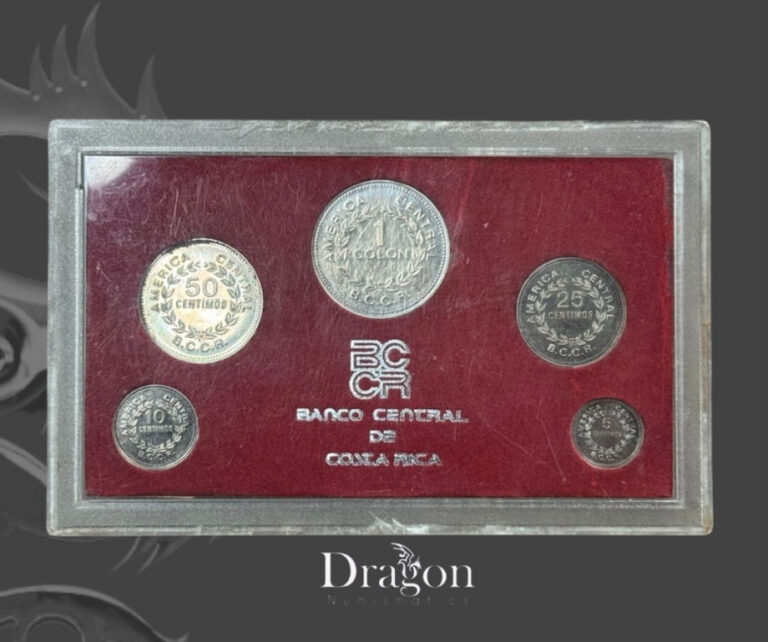 Read more about the article Costa Rica Coin 1 Colón+Centimos-1976- Proof Coins BCCR Official Case damaged