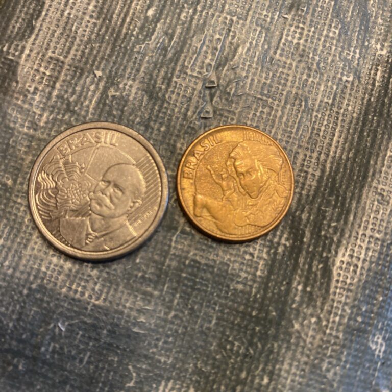 Read more about the article 2012  Brazil 50 Centavos  2007 20 Centavos- 2 Coins