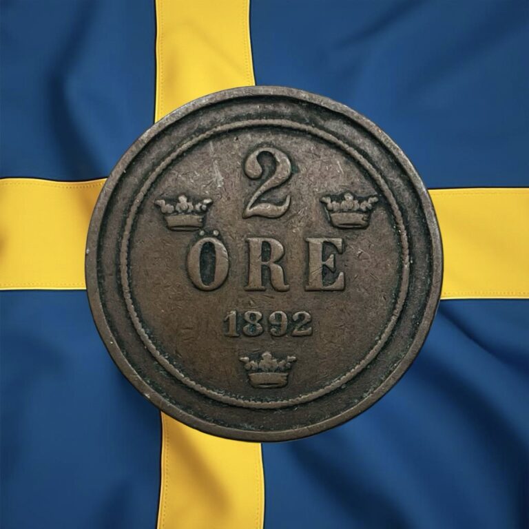 Read more about the article 1892 Sweden 2 Ore – Combined Ship