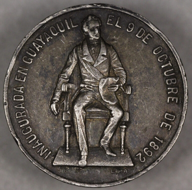 Read more about the article 1892 Ecuador Guayaquil Silver Medal Lima Mint
