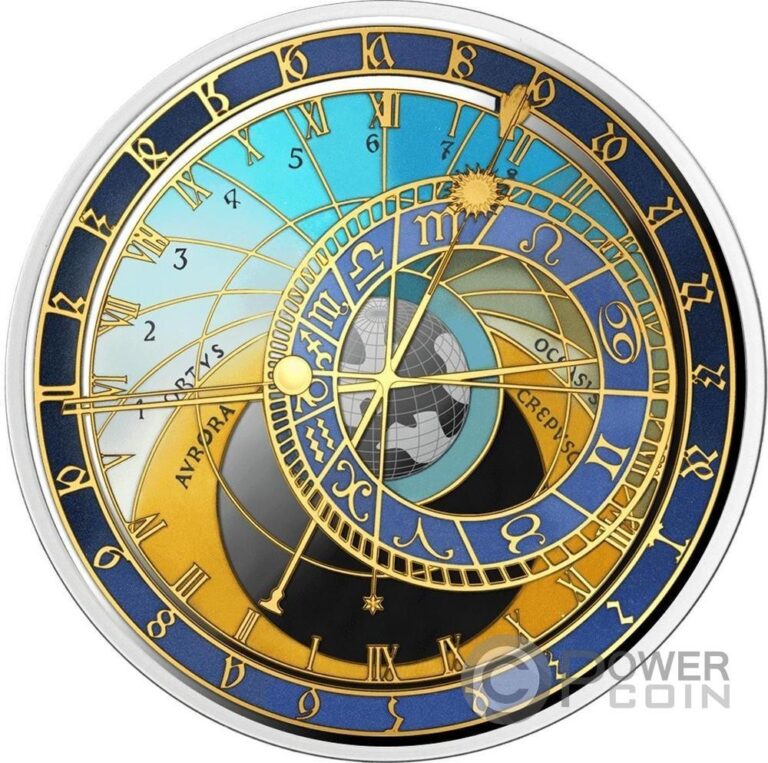 Read more about the article PRAGUE City Hall Clocks 1 Oz Silver Coin 5€ Euro Malta 2025