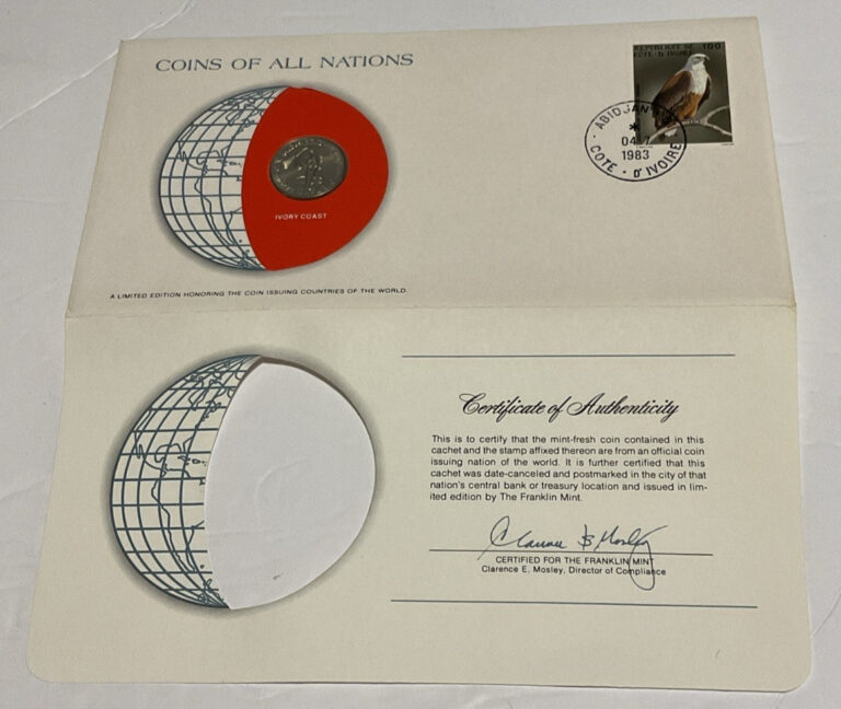 Read more about the article Coins of All Nations Ivory Coast 1982 Uncirculated 50 Francs