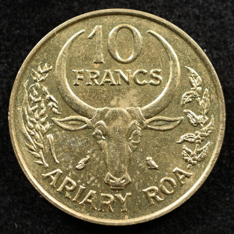 Read more about the article Madagascar 10 Francs 1970  Coin  Inv#F971