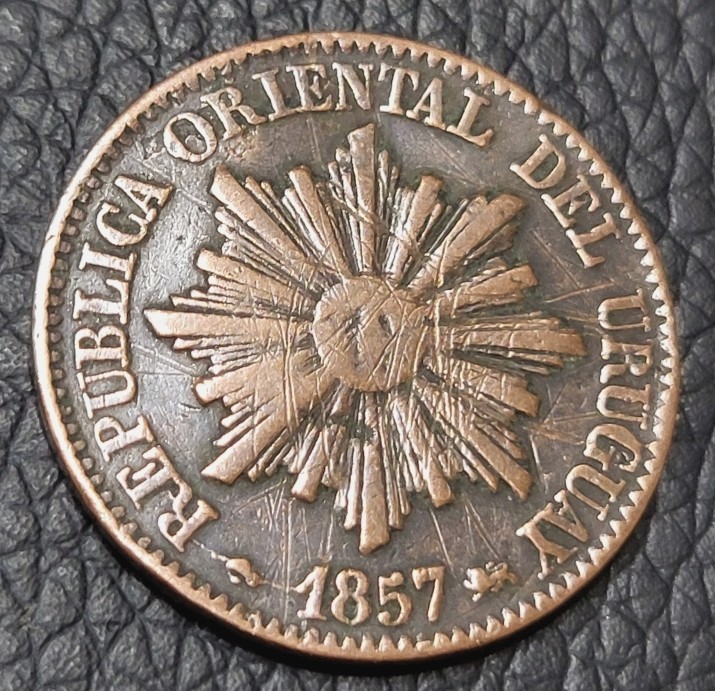 Read more about the article 1857 Uruguay 5 Centésimos de Real Coin