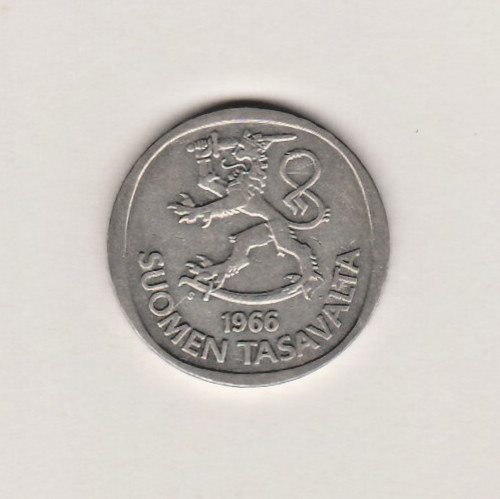 Read more about the article Finland Higher Grade Silver 1966 One Markka Coin km49 – See Scans You Grade