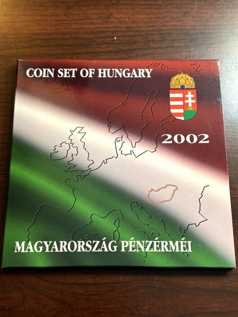 Read more about the article Hungary 2002 8pcs Hungarian Mint Set w/2 Bi-metallic Coins All BU