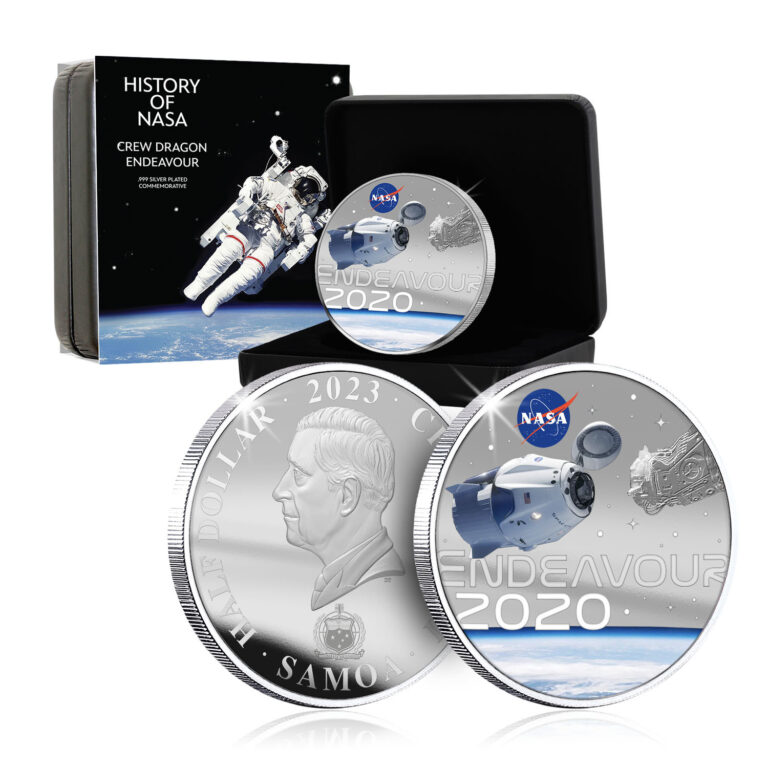 Read more about the article NASA 50mm Silver Plated Coin 2023 Samoa Half Dollar Limited Edition – Endeavour