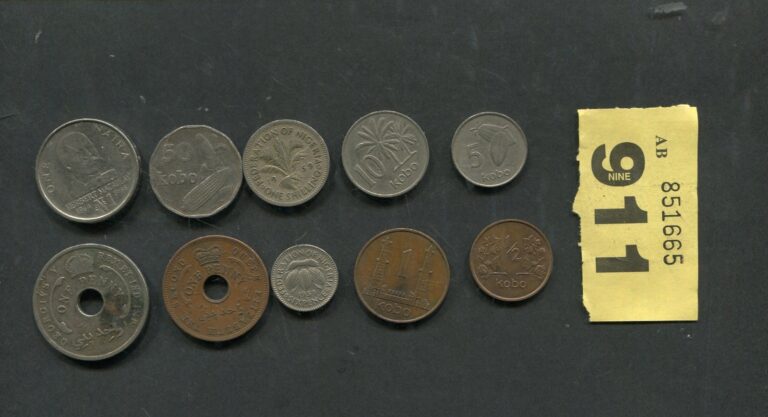 Read more about the article Set of  10   coins of   Nigeria and  British West Africa