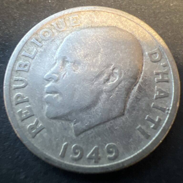 Read more about the article 1949 Haiti 10 Centimes coin KM 58 great condition
