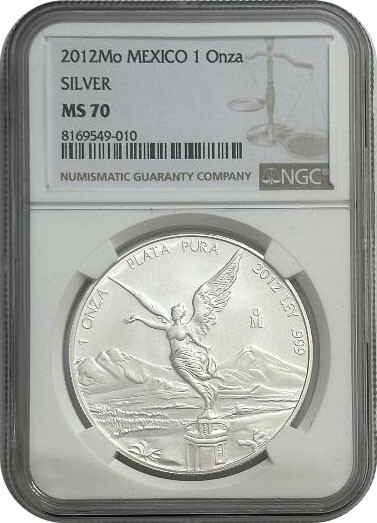 Read more about the article 2012 Mexico Libertad 1 Onza Silver Coin NGC MS70
