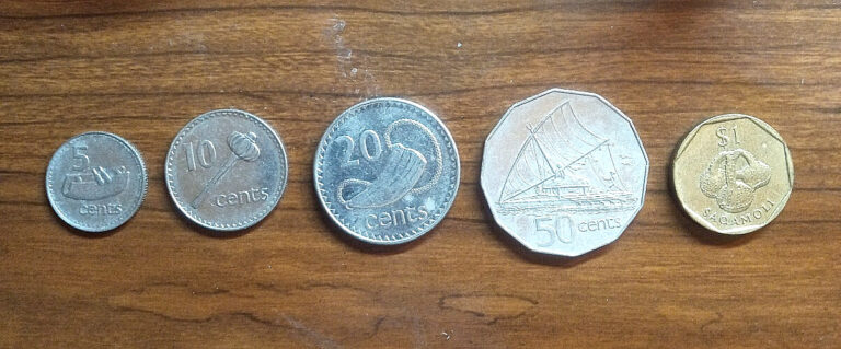 Read more about the article FIJI Lot of Five (5) Coins- A Nice Lot of South Pacific Coinage  Collectible!
