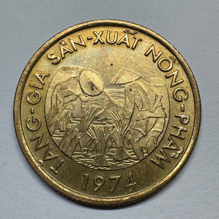 Read more about the article 1974 Vietnam 10 Dong – Beautiful Coin – #B-093
