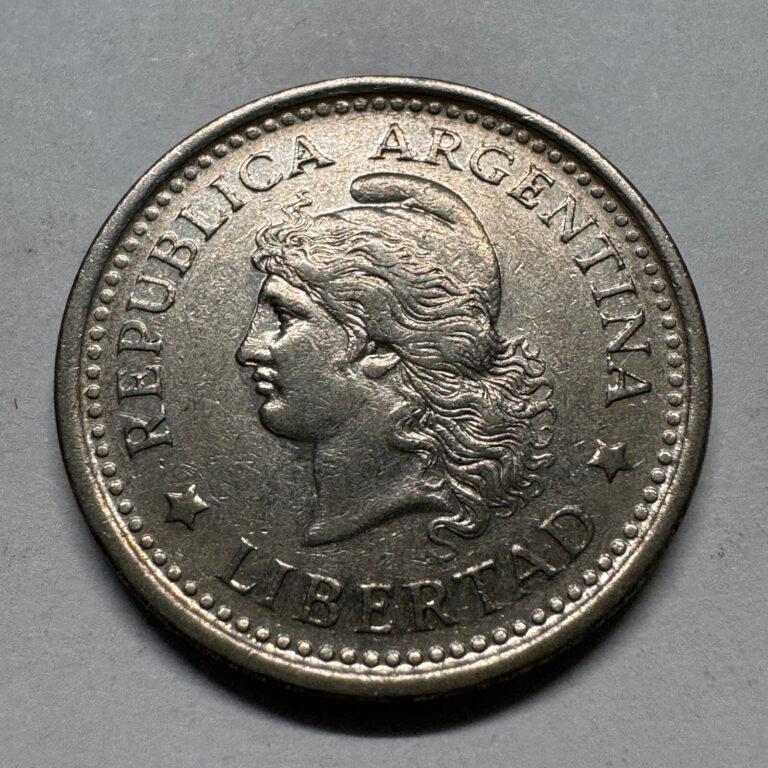 Read more about the article 1962 Argentina 1 Peso – Beautiful Coin – #A-012-B