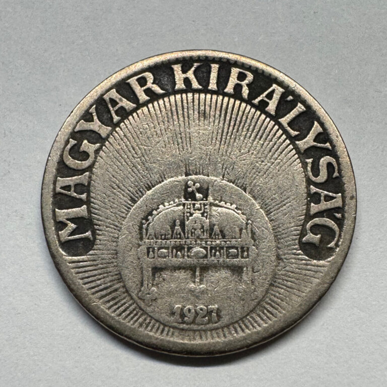 Read more about the article 1927 Hungary 10 Filler – Beautiful Coin – #B-055