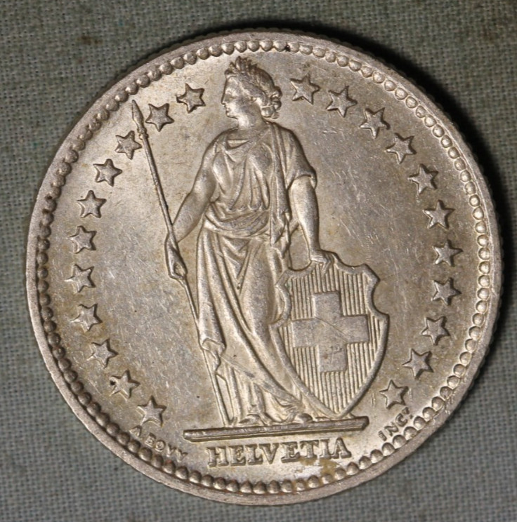 Read more about the article Switzerland 1953 ~ Silver 2 Francs  ~99 ¢ Tracked shipping