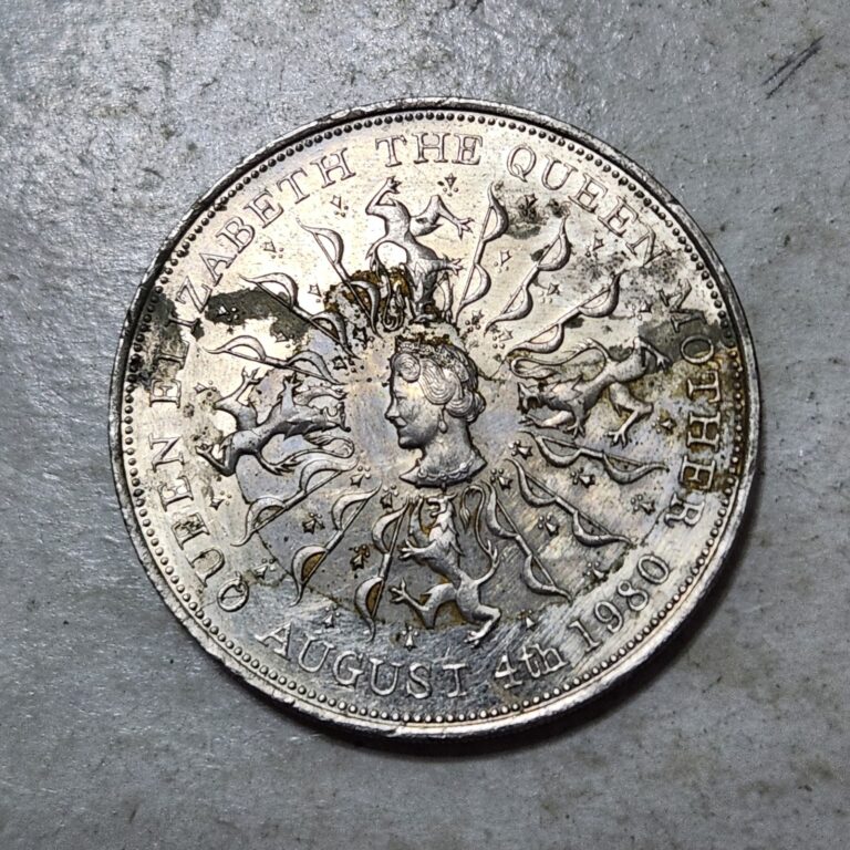 Read more about the article UNITED KINGDOM 🇬🇧 25 NEW PENCE COIN 1980 (QUEEN MOTHER COMMEMORATIVE COIN)