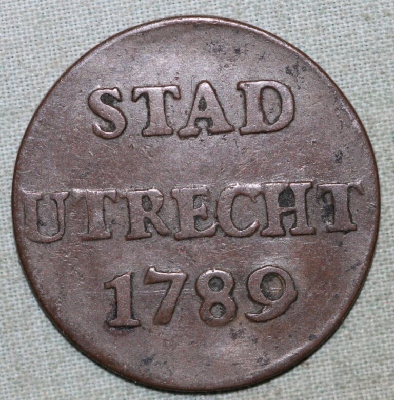 Read more about the article Stad Utrecht coin – Province of Utrecht (1789) – Dutch Republic ~99 ¢  shipping