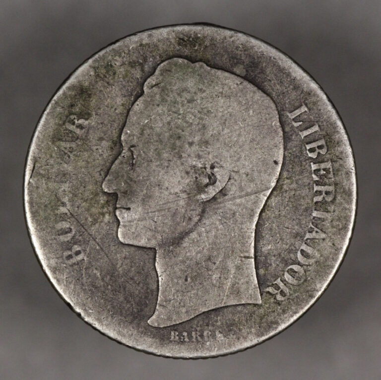 Read more about the article 1886 Venezuela Silver 1 Bolivar