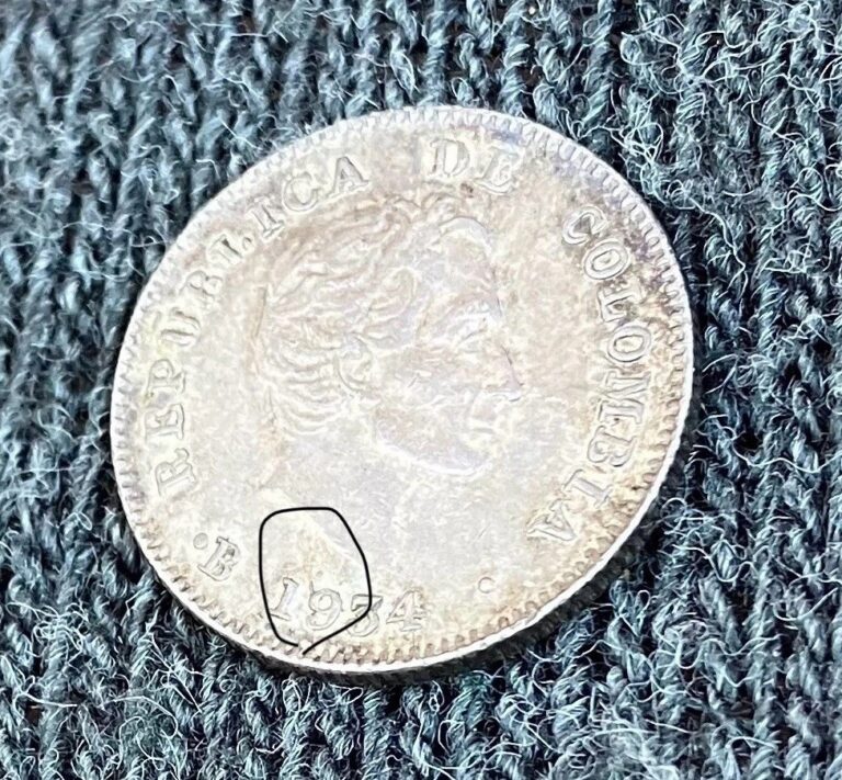 Read more about the article 1934 B Multiple Die Cracks 10c Columbia 10 Centavos Mintage Listed 150k |S200