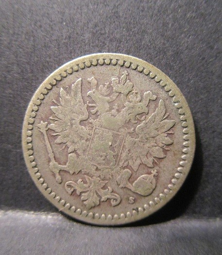 Read more about the article 1871 (S) – Finland – 50 Penniä Coin – Nice Item