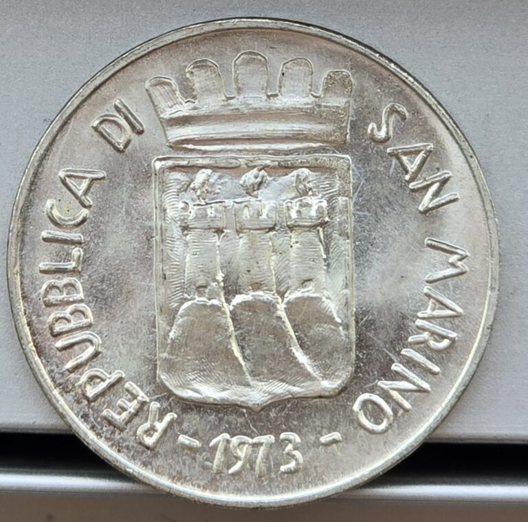 Read more about the article San Marino 1973 500 Lire Silver Coin