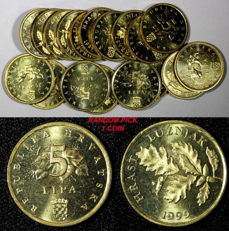 Read more about the article CROATIA Brass Plated Steel 1999 5 Lipa  UNC KM# 5 RANDOM PICK (1 Coin) (861)