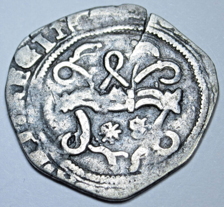 Read more about the article 1400’s-1500’s Ferdinand Isabella Spanish Silver 1/2 Reales Antique Columbus Coin
