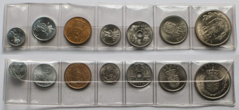 Read more about the article 1969 + 1970 Denmark UNC Coins Sets  Danmark