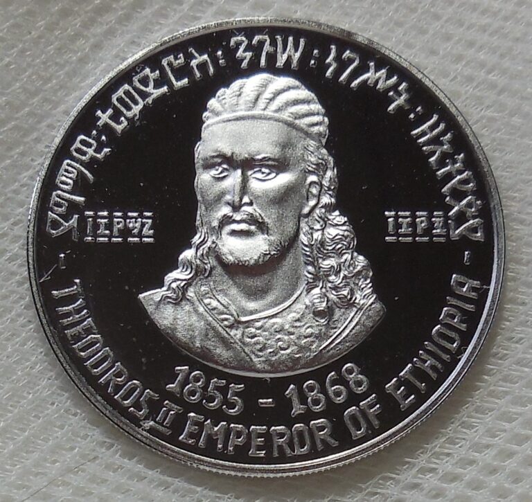 Read more about the article EE1964 (1973-74) ETHIOPIA 5 DOLLARS PROOF SILVER COIN MINTAGE 55 000 GEM PROOF