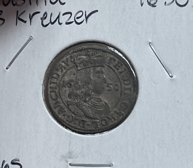 Read more about the article 1650 Austria Tyrol 3 Kreuzer – Ferdinand Karl