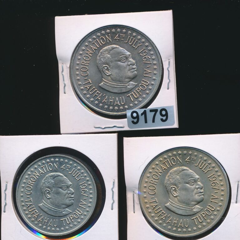 Read more about the article TONGA – 3 LARGE BU COINS – #9179